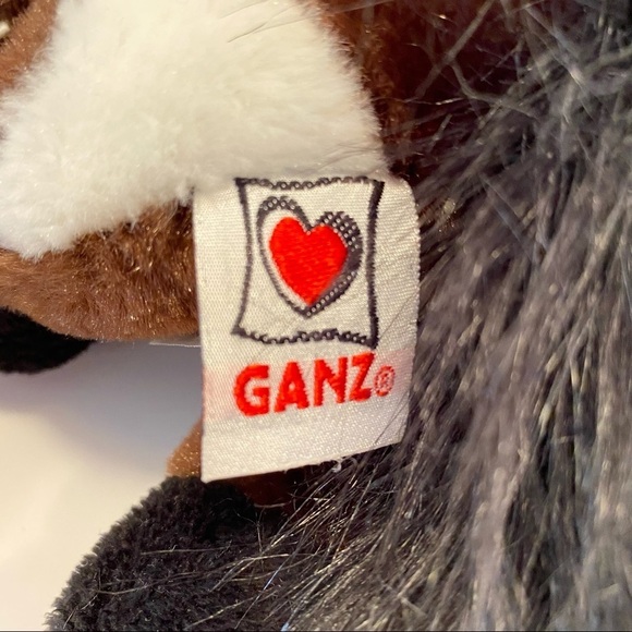 Ganz Webkinz Brown & White Pinto 8" Plush Stuffed Animal Toy Only No Code HM147 - Picture 10 of 12